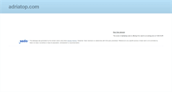 Desktop Screenshot of adriatop.com